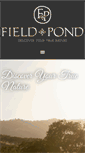 Mobile Screenshot of fieldandpond.com